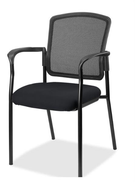 Lorell Guest, Meshback/Black Frame Chair